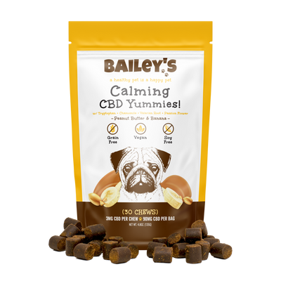 Baileys Calming CBD Dog Treats - 30 pack