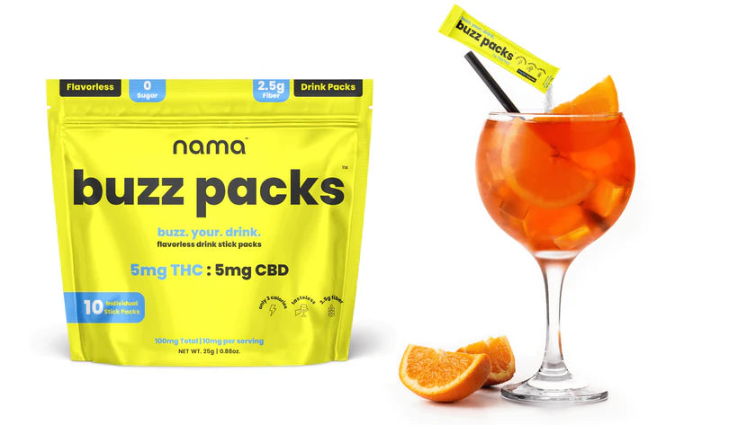 Buzz Packs | THC+CBD Drink Mix | Alcohol Alternative | Sugar-Free