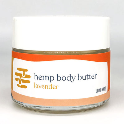 Jar of Apis Mercantile Hemp Body Butter Lotion